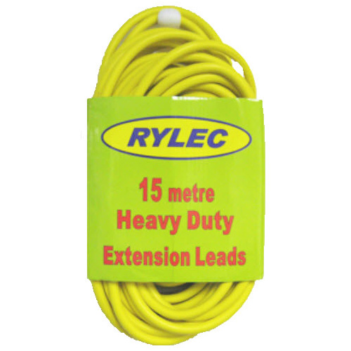 Extension Lead 15 Metre 10 Amp Heavy Duty with Neon Plug main image