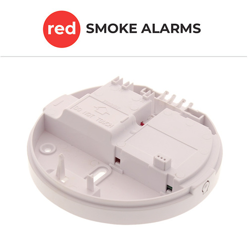 Red Smoke Alarms R240ACB | 240V Base for 240v smoke alarms when connecting to RAC240 Controller main image