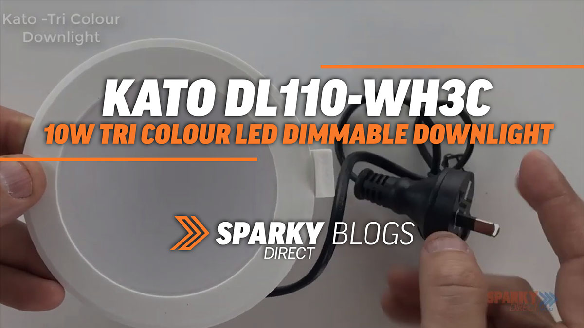 10W TRI COLOUR LED DIMMABLE DOWNLIGHT | Kato DL110-WH3C image