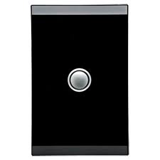 Clipsal Saturn Espresso Black Light Switches including Mechanisms