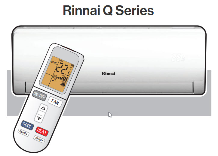 Rinnai Q Series Split System Air Conditioning