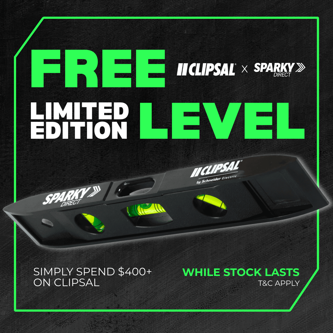 Clipsal X Sparky Direct Level Promo