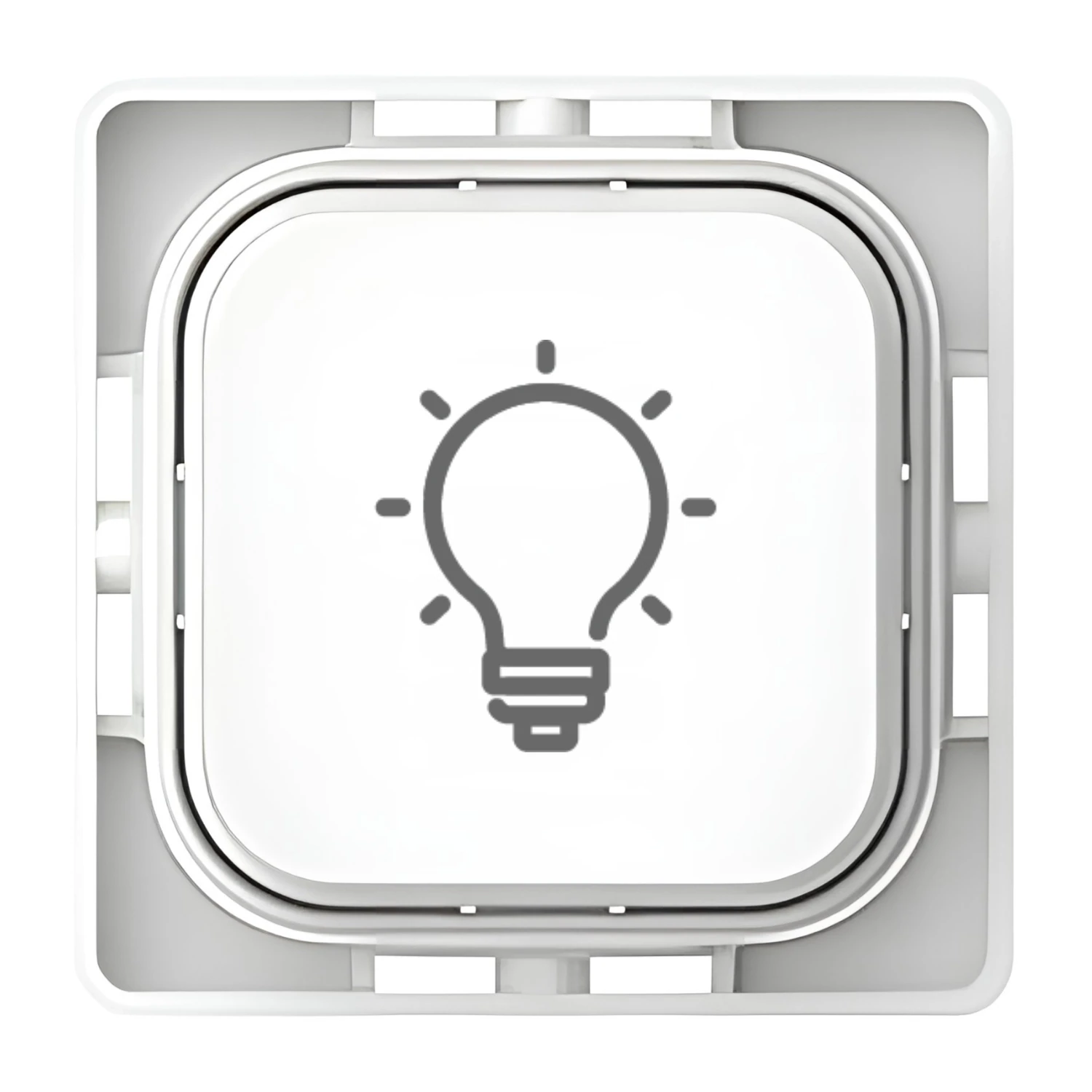 Clipsal Iconic Push Button Dollies | Custom Range | Vivid White