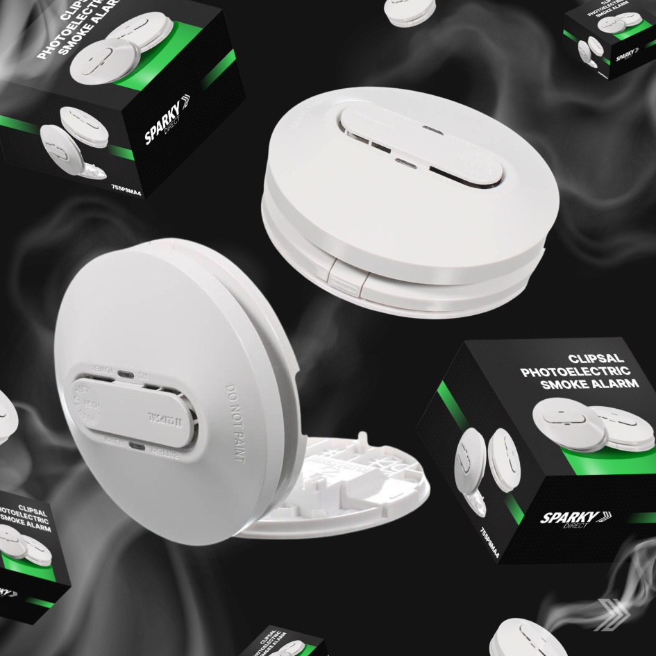 Clipsal 755PSMA4 | Photoelectric Smoke Alarm image
