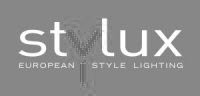 Stylux SL63523CL | Marconi Trilight 3 Clear Glass Light Pendant | Black