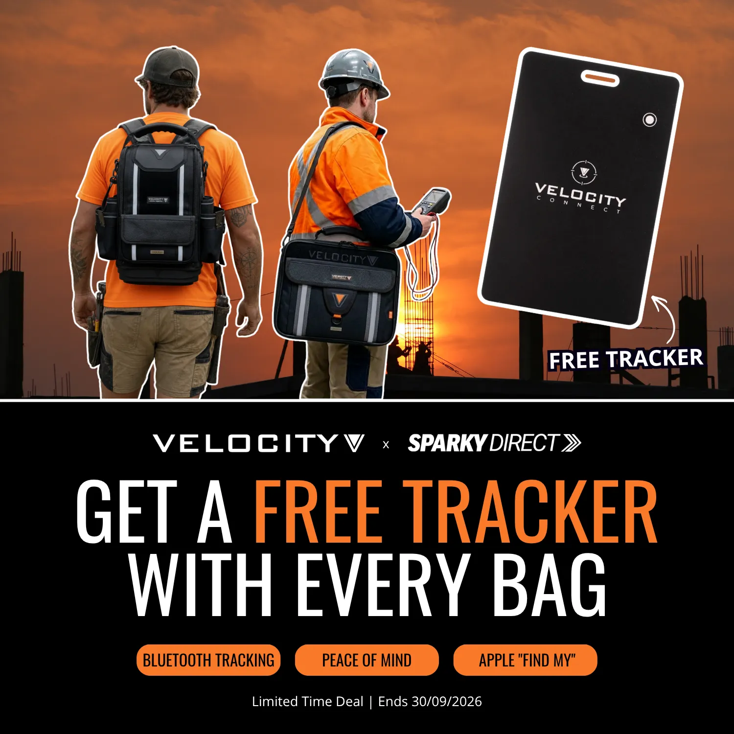 Velocity Pro Gear Free Tracker Promo