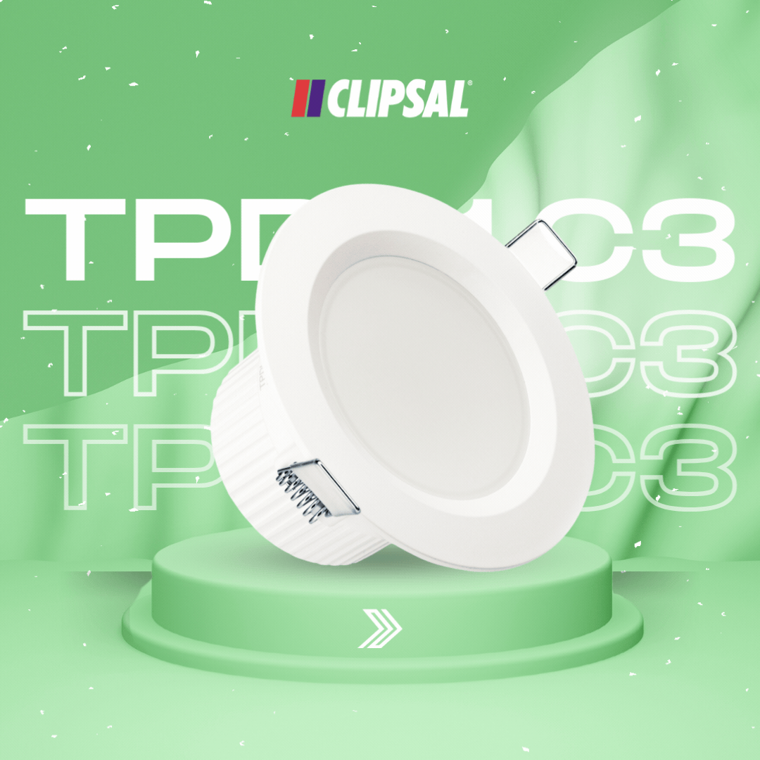 Clipsal TPDL1C3 Tri-Colour Downlight image